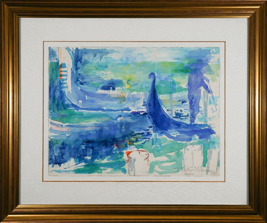 "Venice Gondolas" by LeRoy Neiman