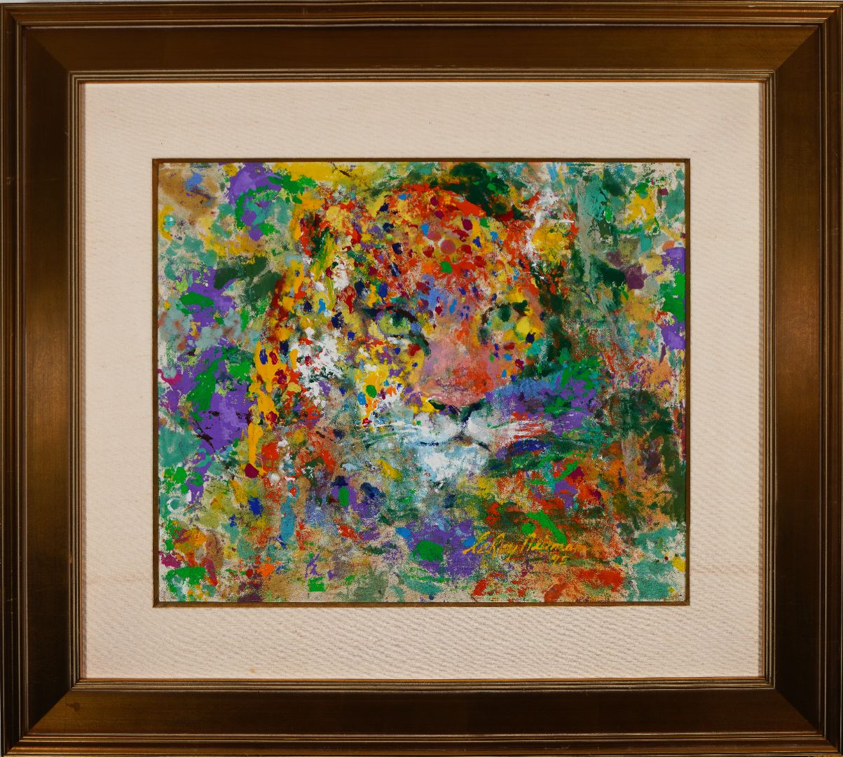 "Portrait of a Leopard" by LeRoy Neiman