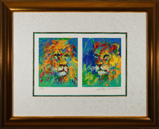 "Lion & Lioness" by LeRoy Neiman
