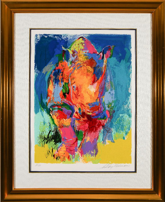 "Rhinoceros" by LeRoy Neiman