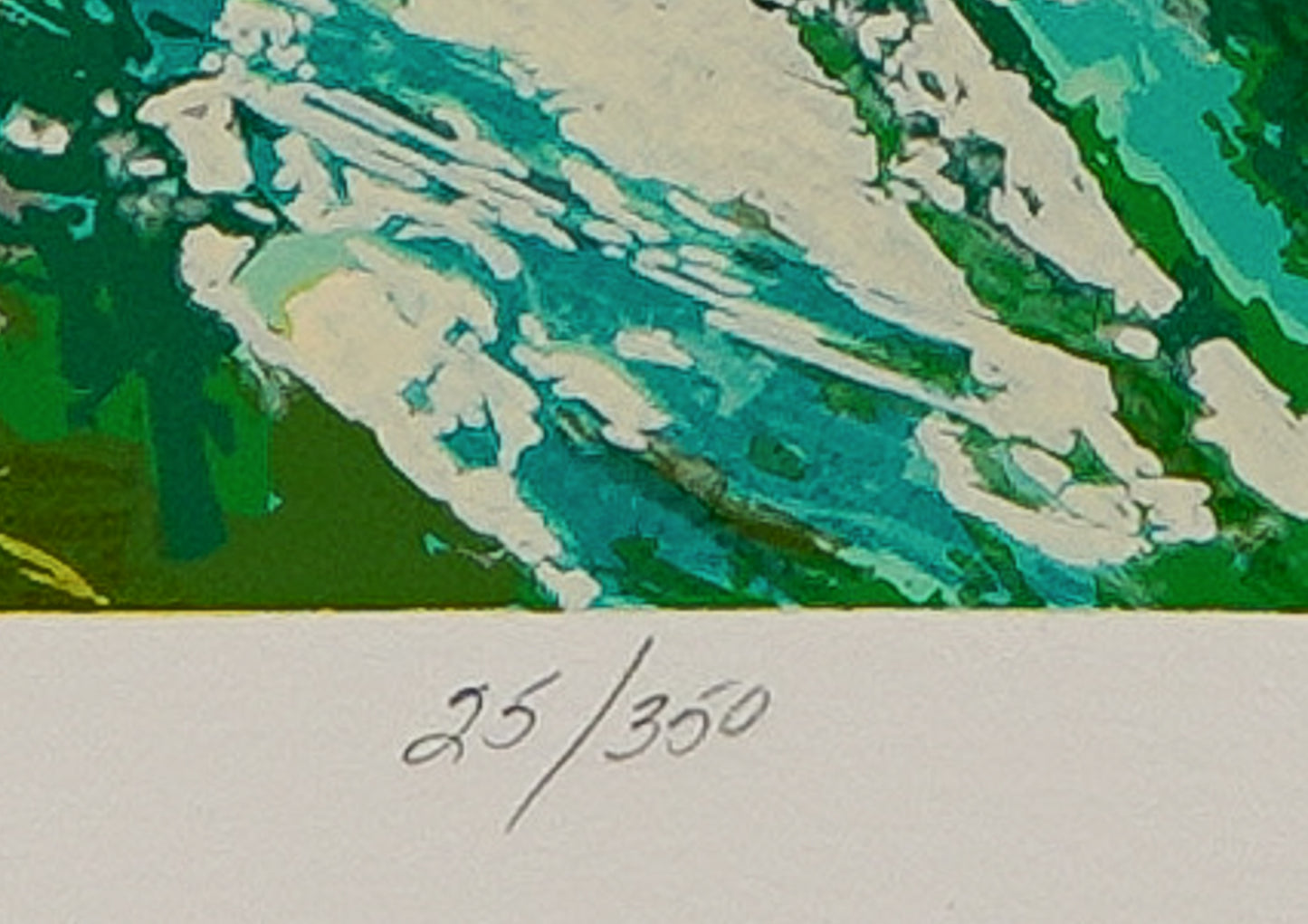 "The Handoff - Superbowl III - Joe Namath" by LeRoy Neiman